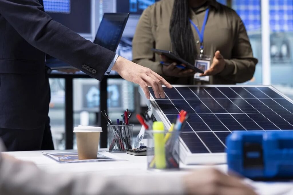 solar panel installation