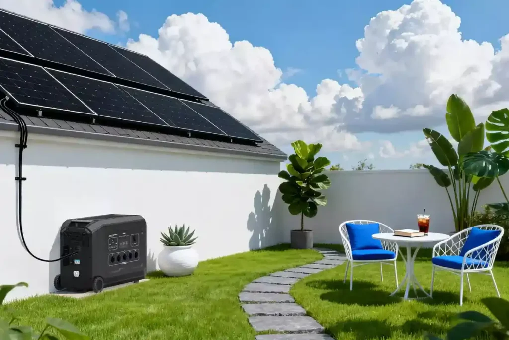 solar-powered generator